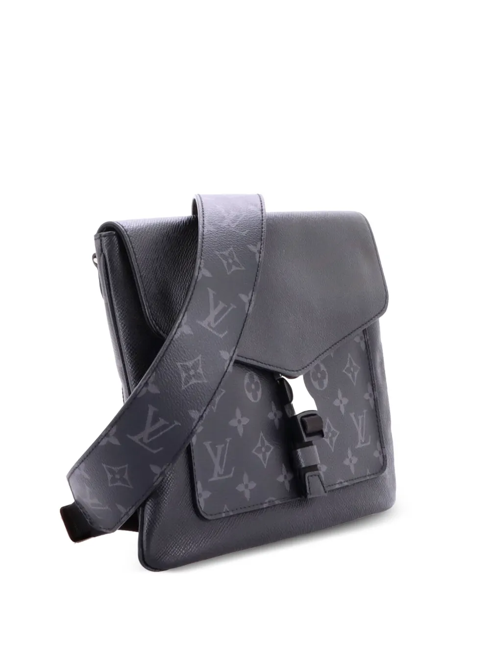 Louis Vuitton Pre-Owned Outdoor Flap Messenger Monogram Taigarama crossbody bag - Nero