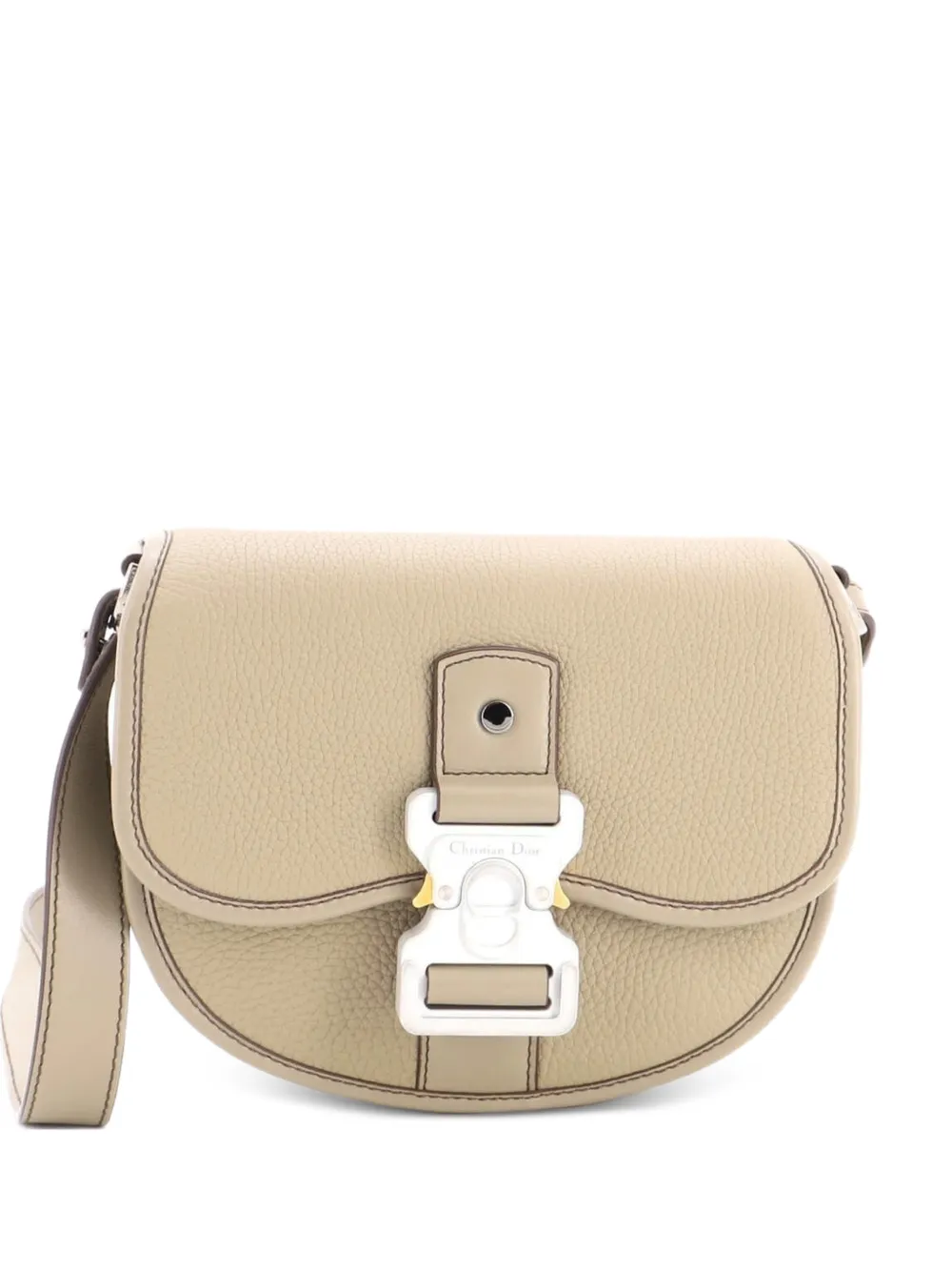 Christian Dior Pre-Owned Mini Gallop Flap Umhängetasche aus Leder - Grün