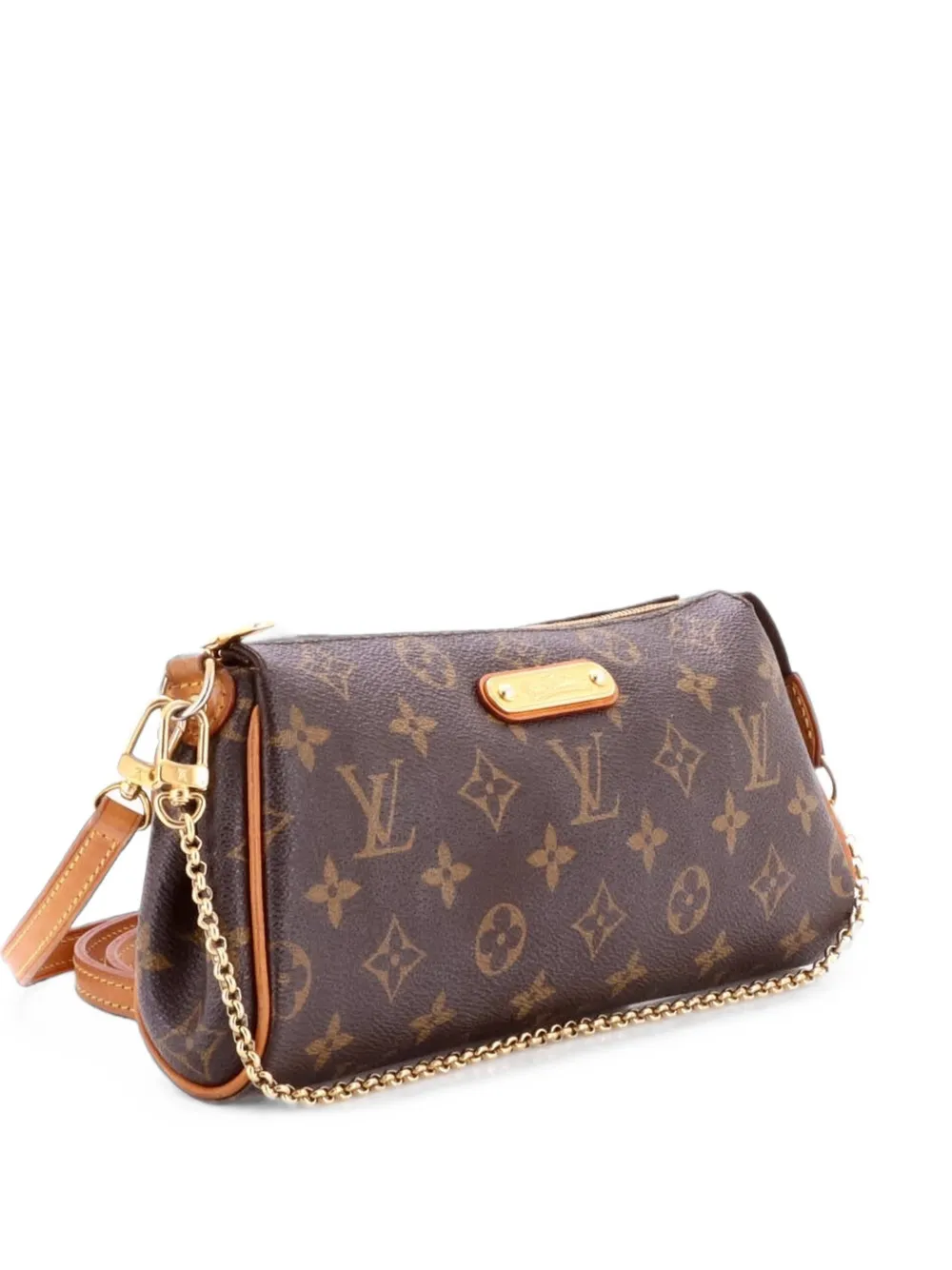 Louis Vuitton Pre-Owned Eva Clutch aus Canvas mit Monogramm - Braun
