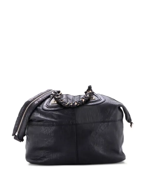 Givenchy Pre-Owned チェーン ラップ ナイチンゲール レザー ミディアム サッチェルバッグ