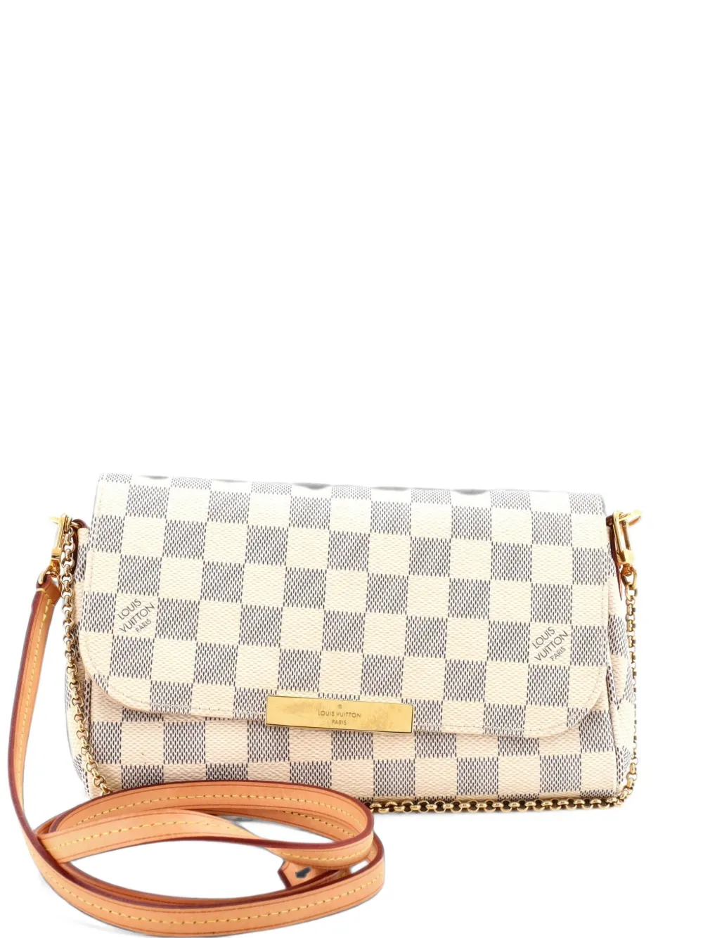Louis Vuitton Pre-Owned Favorite Handbag Damier PM crossbody bag - Bianco