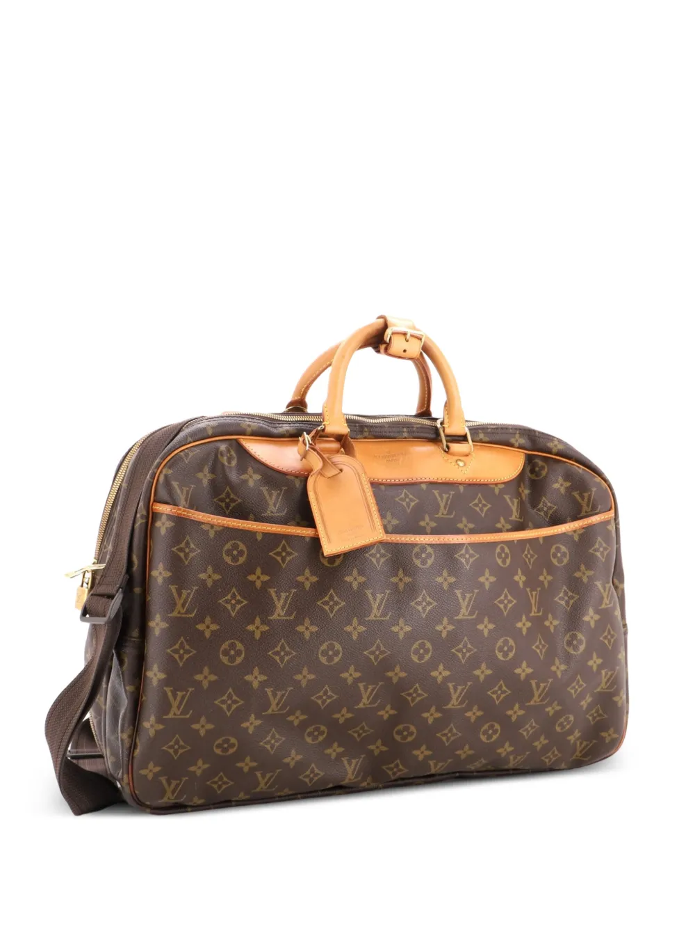 Louis Vuitton Pre-Owned Alize Heures Reisetasche aus Canvas mit Monogramm 24cm - Braun