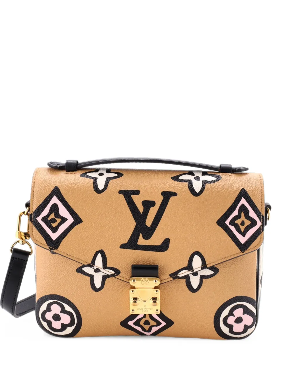 Louis Vuitton Pre-Owned Borsa a tracolla Pochette Metis Wild con dettaglio Monogram Giant - Toni neutri