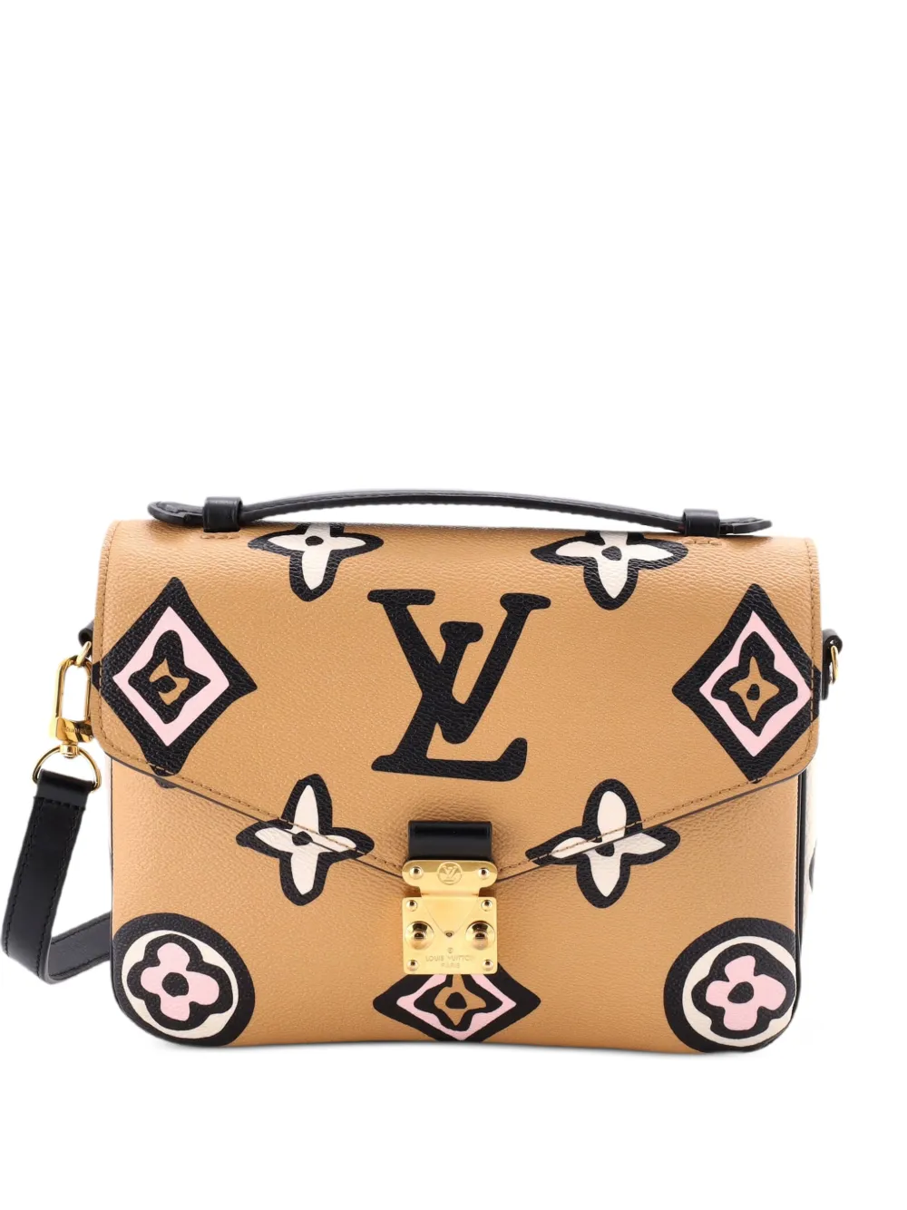 Louis Vuitton Pre-Owned Borsa a tracolla Pochette Metis Wild con dettaglio Monogram Giant - Toni neutri