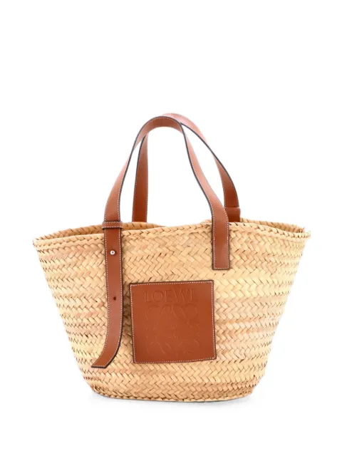Loewe Pre-Owned Basket Raffia Medium tote bag