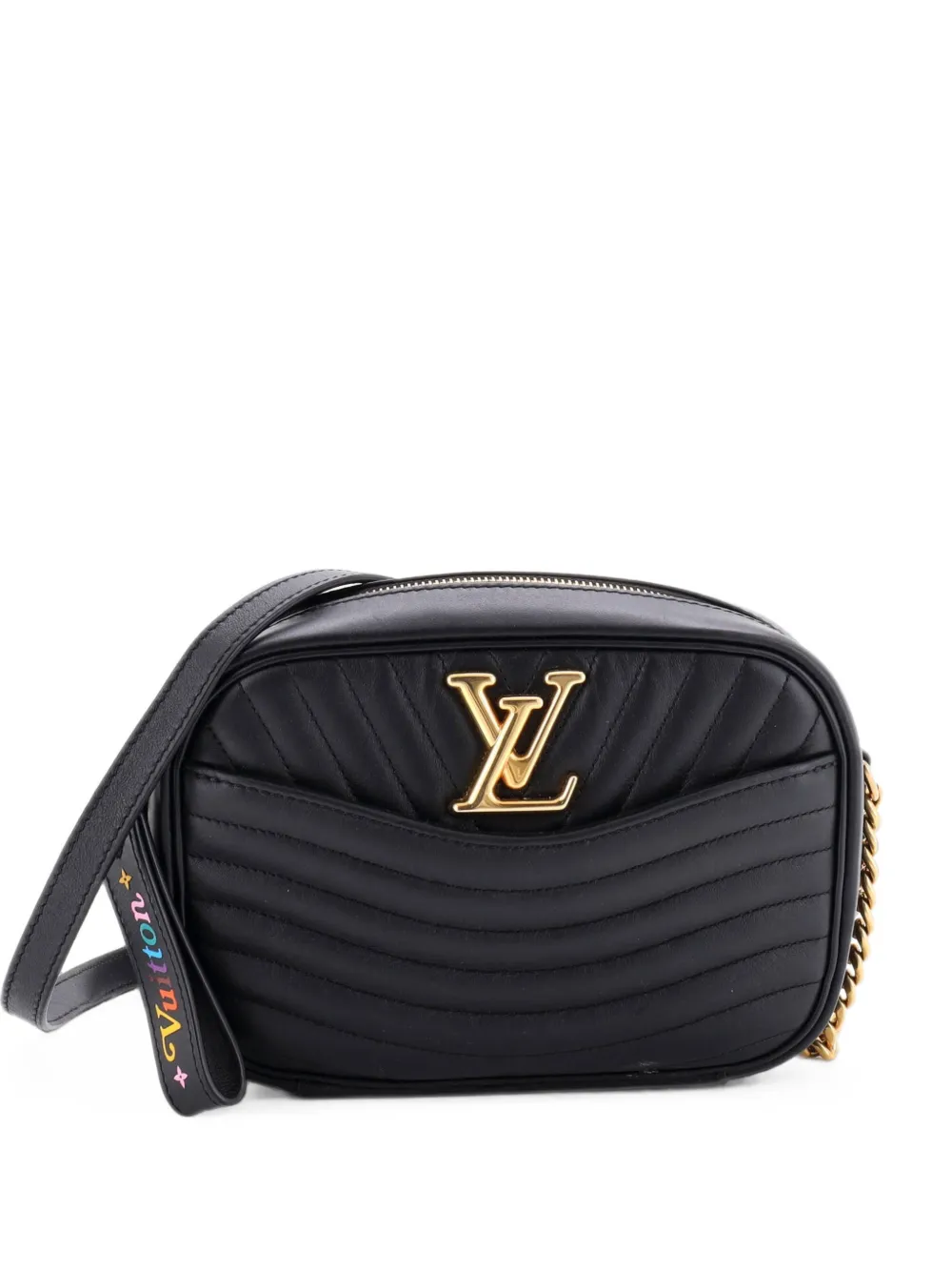 Louis Vuitton Pre-Owned New Wave Camera Bag Quilted Leather crossbody bag - Schwarz