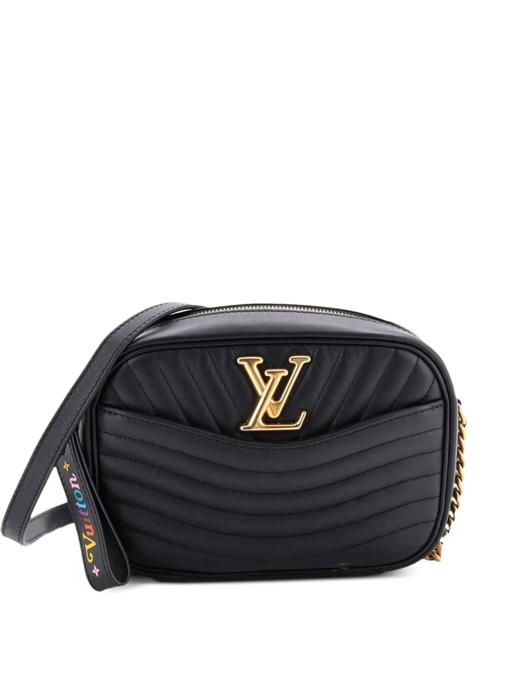 Louis Vuitton Pre-Owned New Wave Camera Bag Quilted Leather crossbody bag - Nero