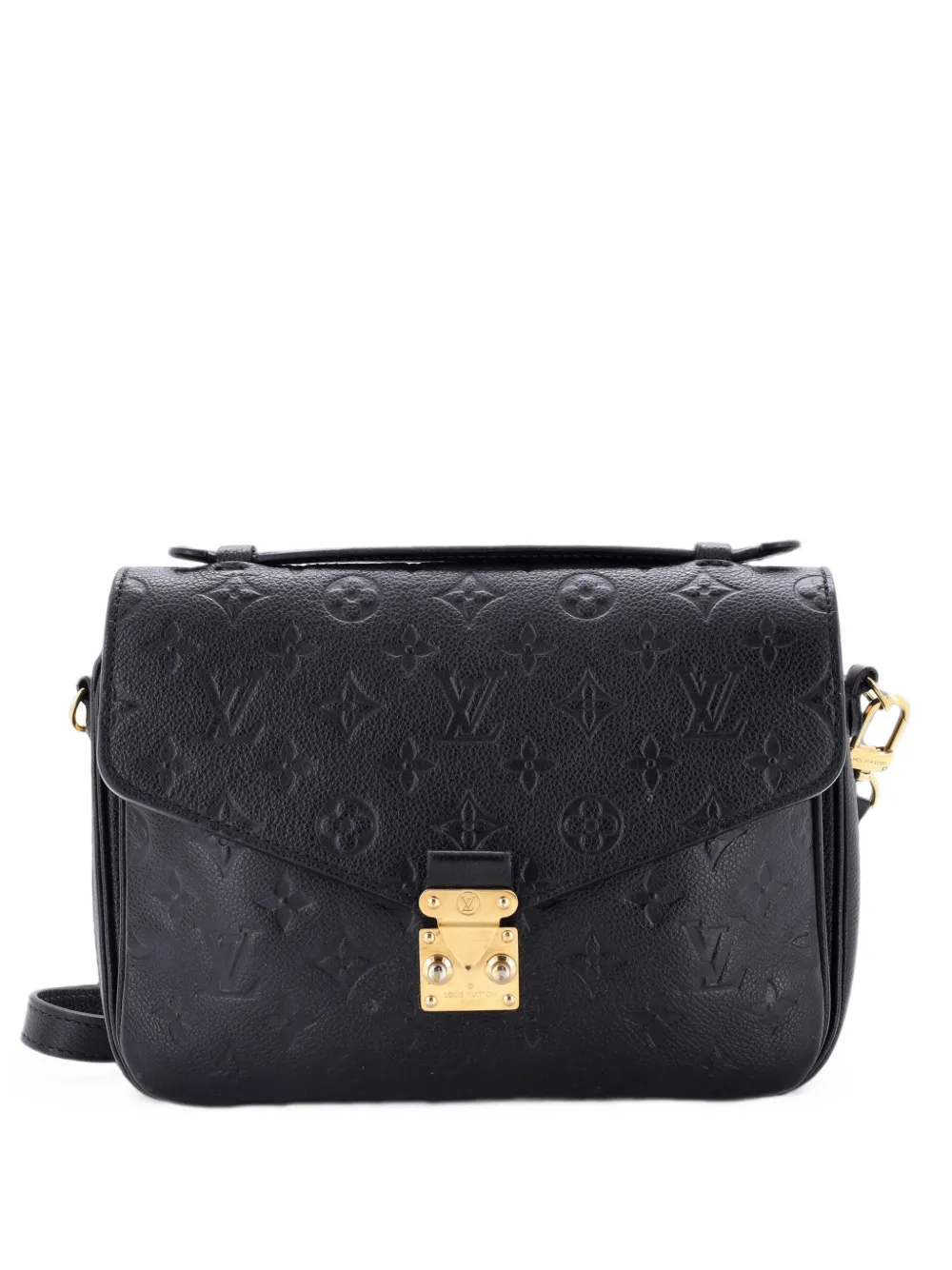 Louis Vuitton Pre-Owned Pochette Metis Monogram Empreinte Giant Umhängetasche - Schwarz
