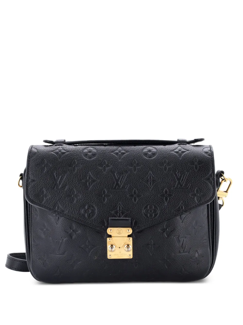 Louis Vuitton Pre-Owned Pochette Metis Monogram Empreinte Giant Umhängetasche - Schwarz