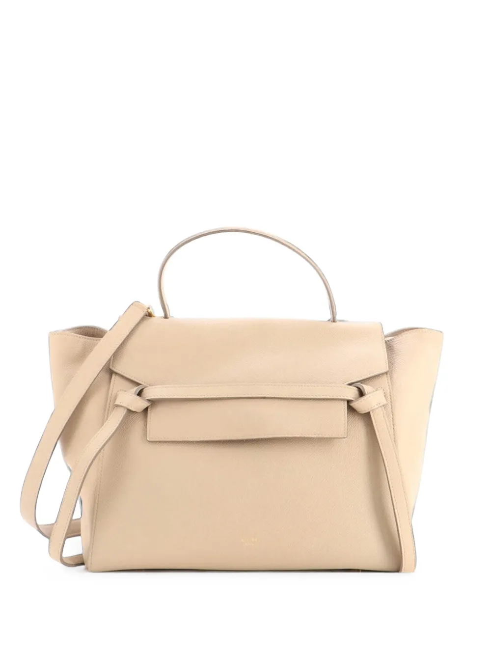 Celine Pre-Owned Belt Bag Textured Leather Mini shoulder bag - Nude