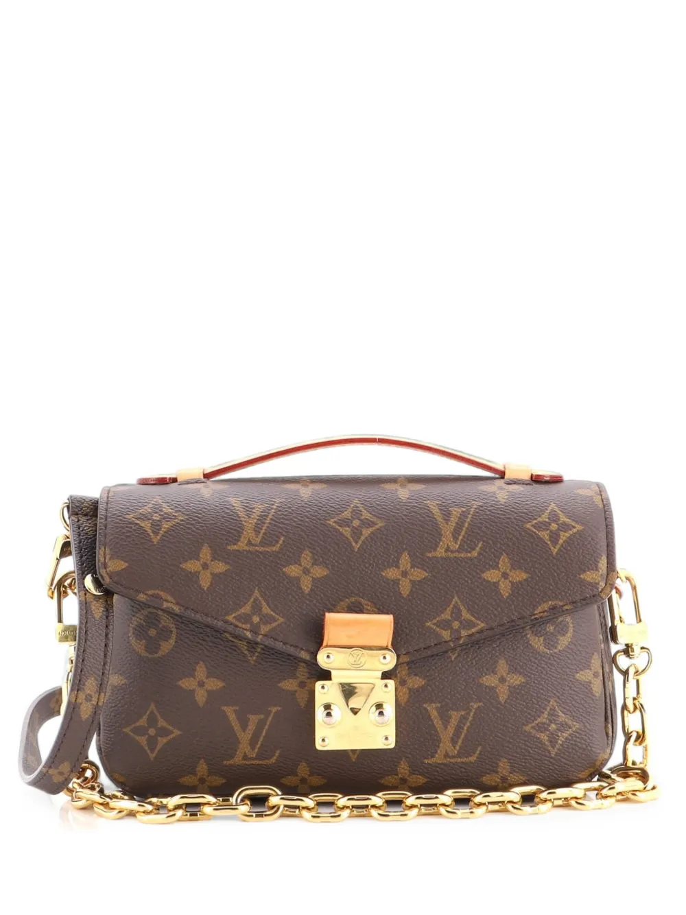 Louis Vuitton Pre-Owned Pochette Metis Monogram Canvas East West crossbody bag - Braun