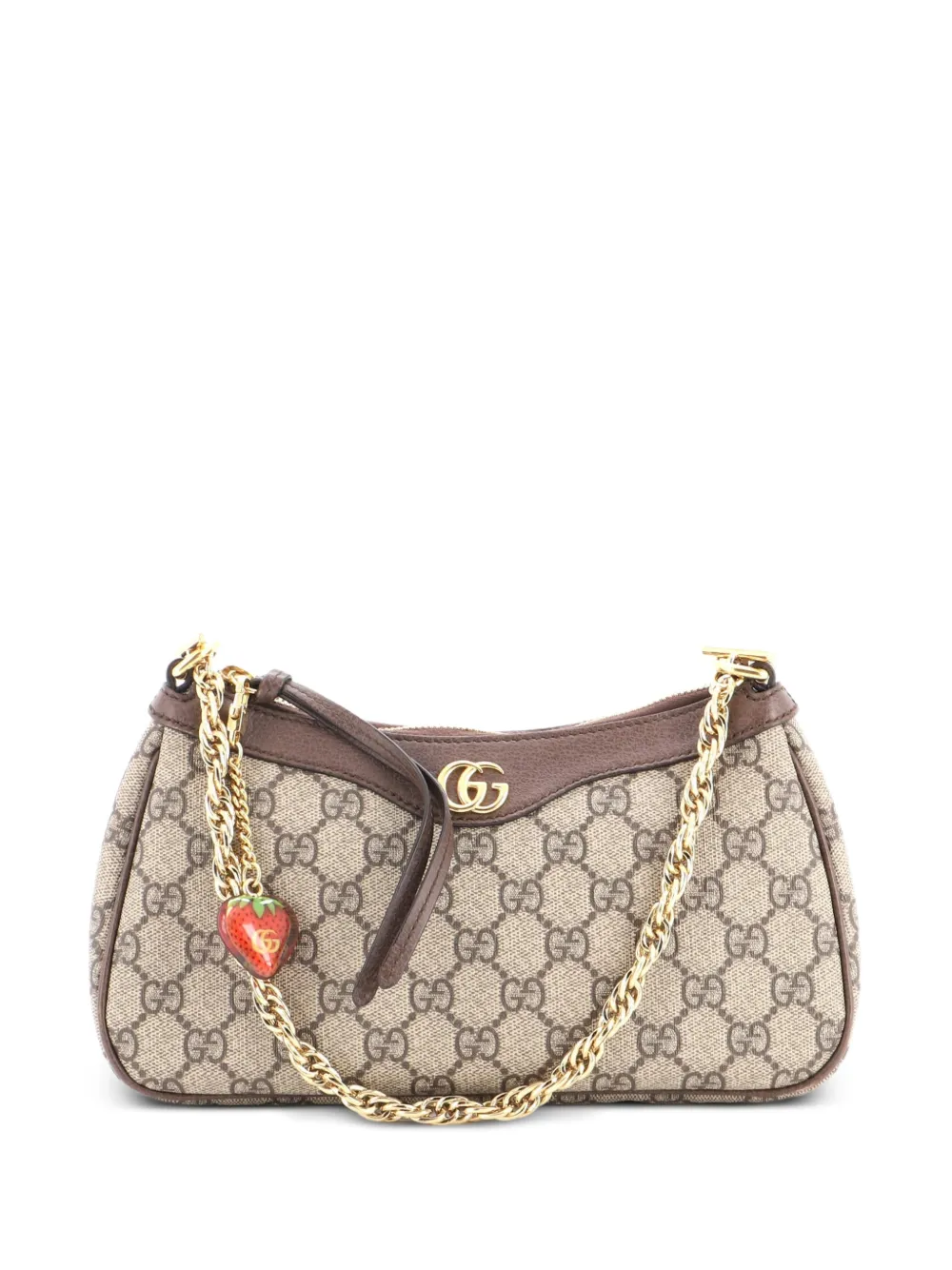 Gucci Pre-Owned Ophidia Charm Shoulder Bag GG Coated Canvas Small crossbody bag - Marrone