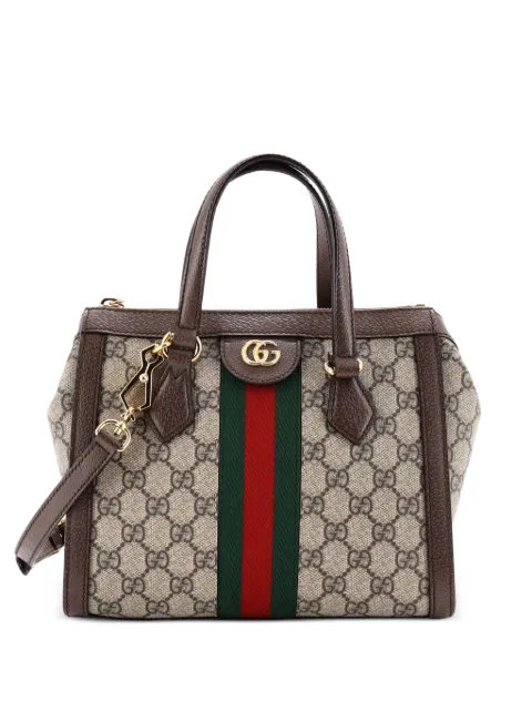 Gucci Pre-Owned Ophidia Top Handle GG Coated Canvas Small tote bag