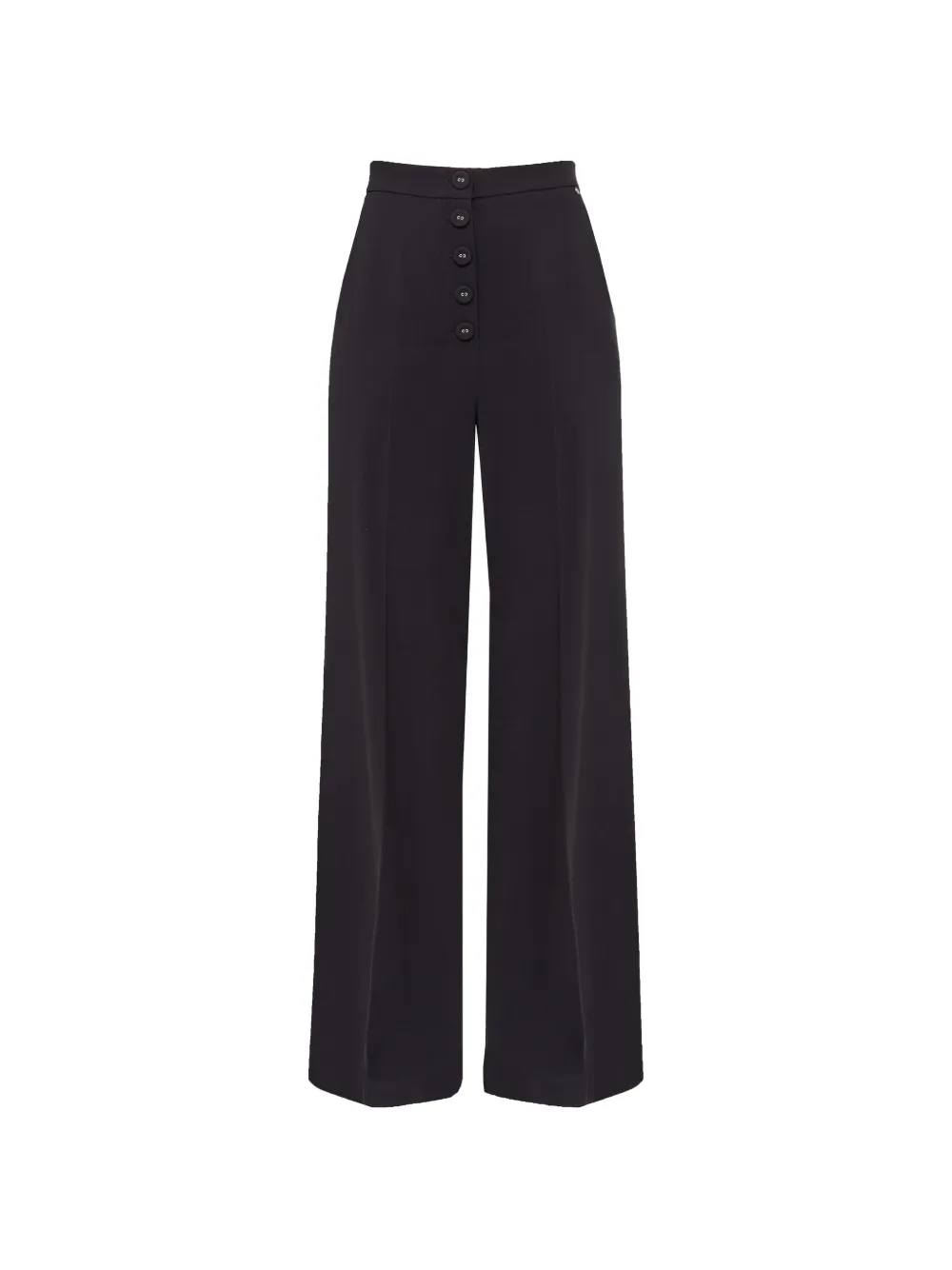 NISSA high-waist wide-leg pants - Nero