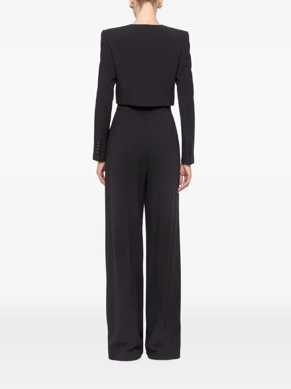 NISSA Cropped colbert Zwart