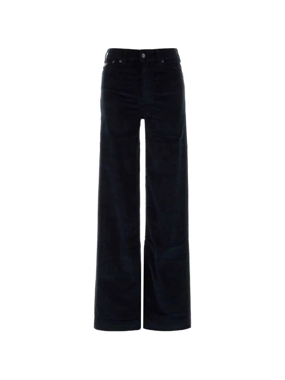 LOIS JEANS stretch-corduroy wide-leg jeans - Blu