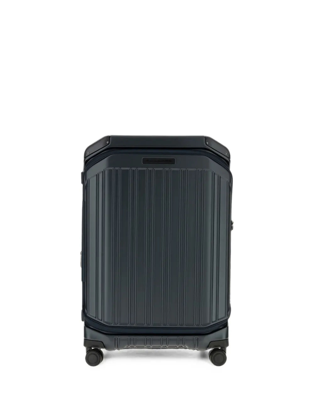 PIQUADRO ridged four-wheel suitcase - Blu