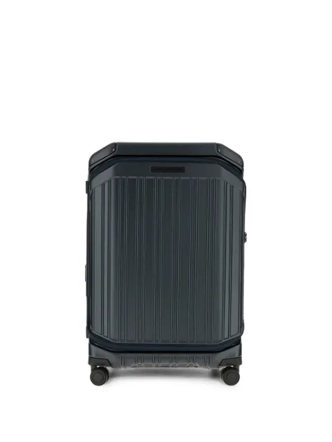 PIQUADRO ridged four-wheel suitcase