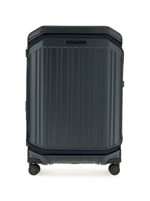 PIQUADRO ridged four-wheel suitcase