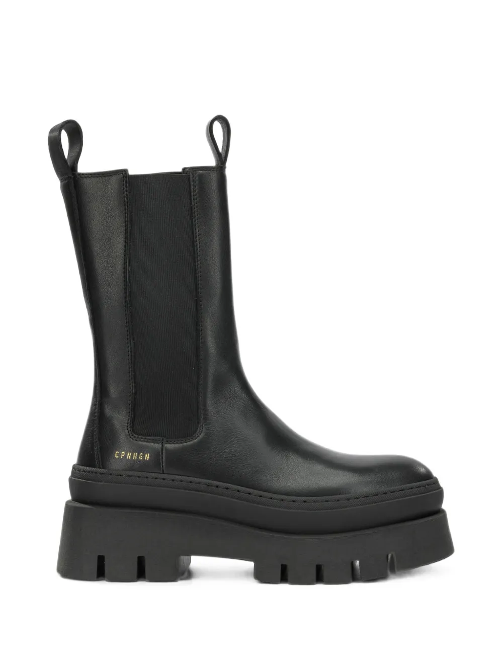 Copenhagen chunky-sole leather boots