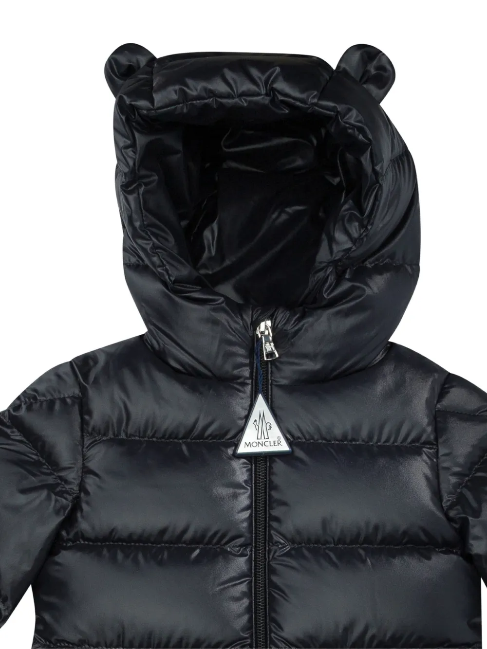 Moncler Enfant Donsgevoerde skipakset met capuchon Blauw