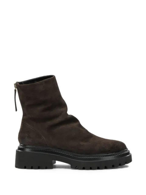 Halmanera suede chunky-sole ankle boots