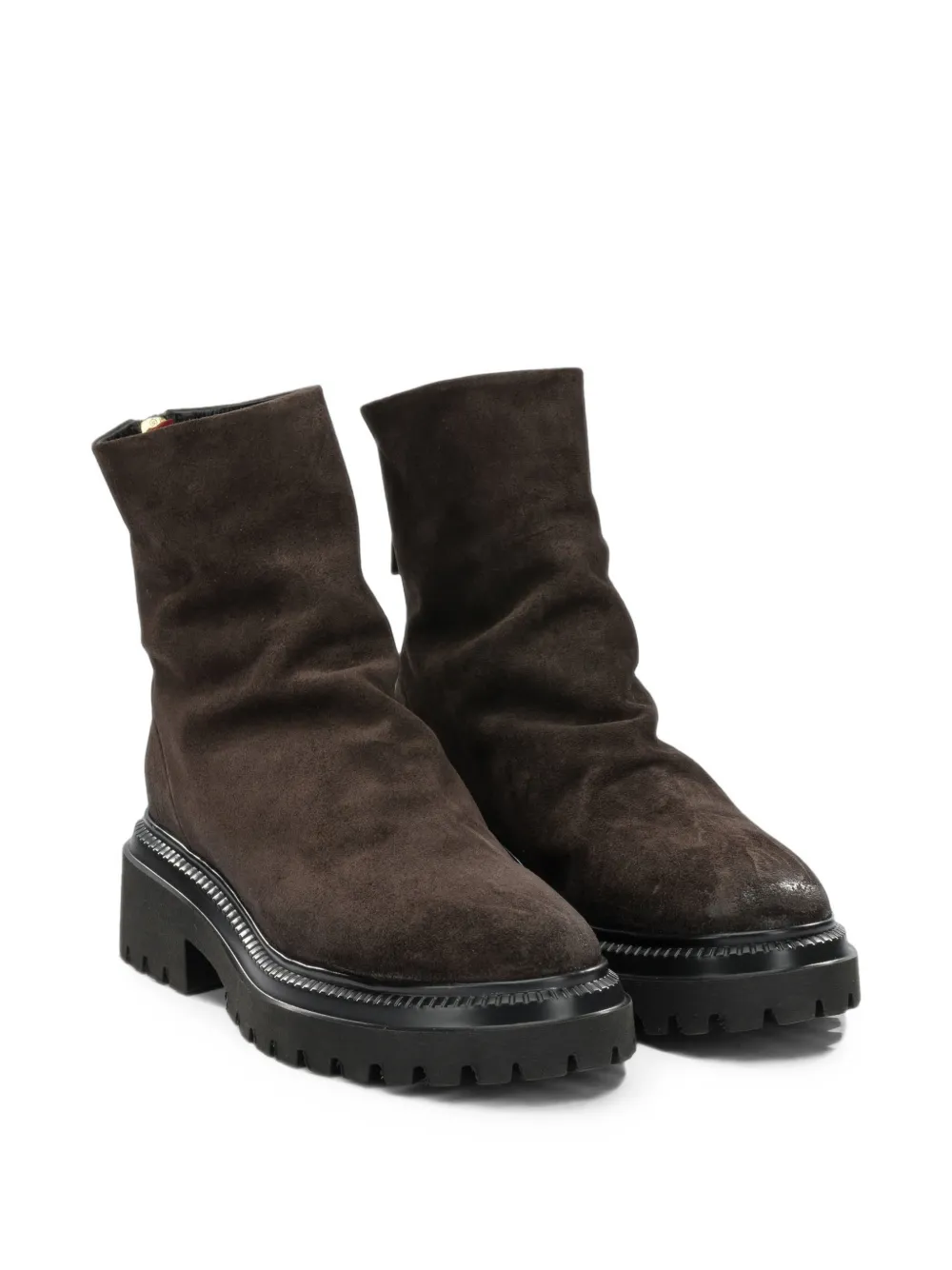 Halmanera suede chunky-sole ankle boots Bruin