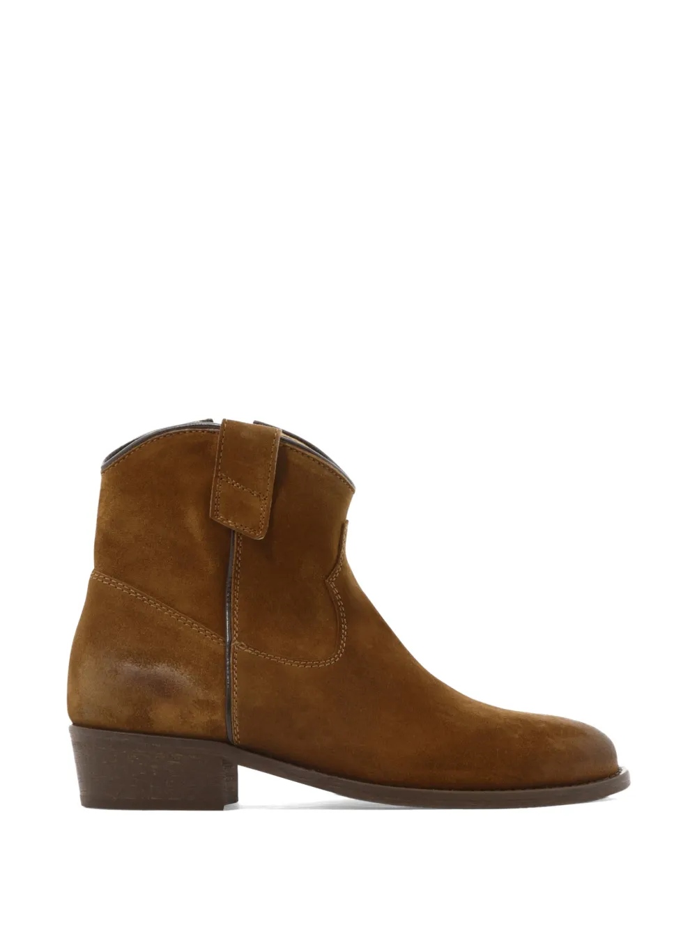Via Roma 15 suede ankle boots Bruin
