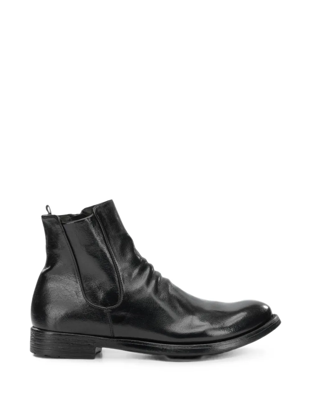 Officine Creative Hive 036 side-zip leather boots Zwart