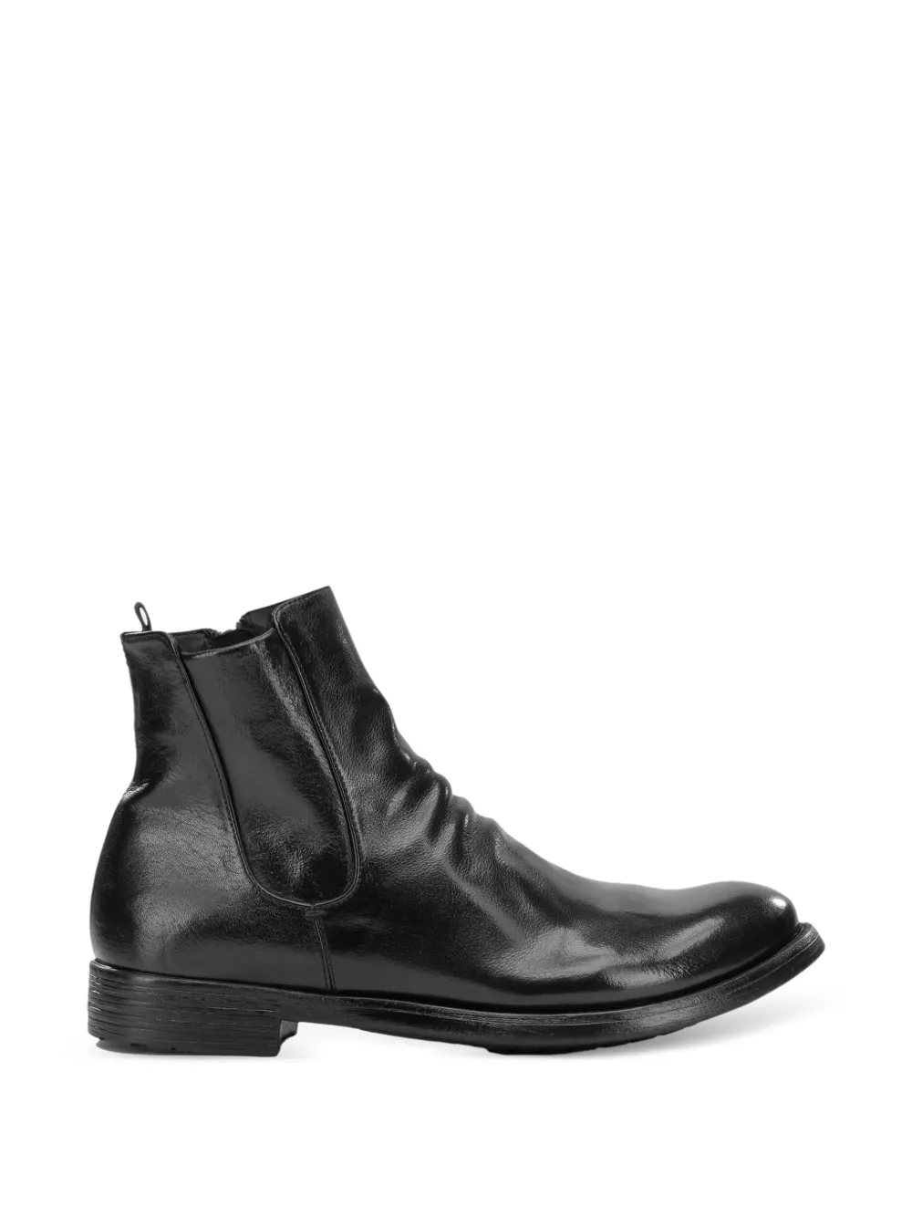 Officine Creative Hive 036 side-zip leather boots Zwart