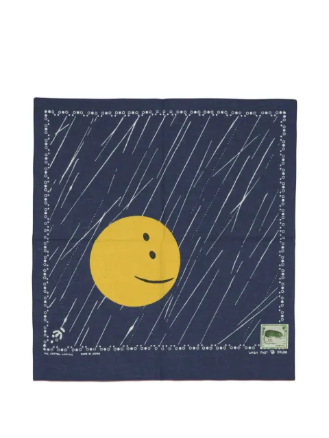 KAPITAL Rainbowy graphic-print cotton scarf