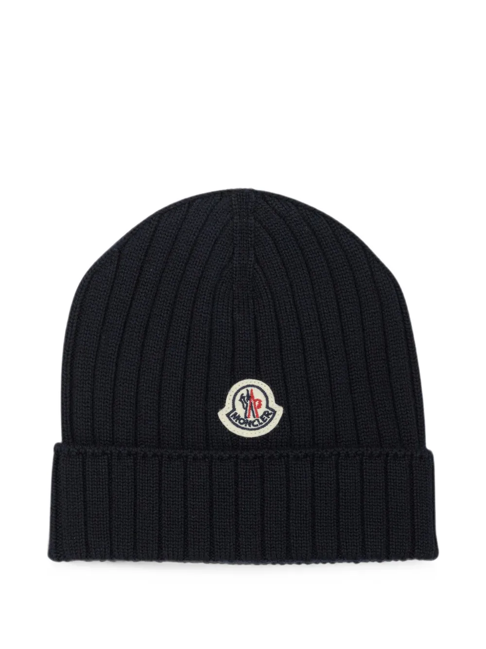 MONCLER GRENOBLE KIDS Muts met logopatch Blauw