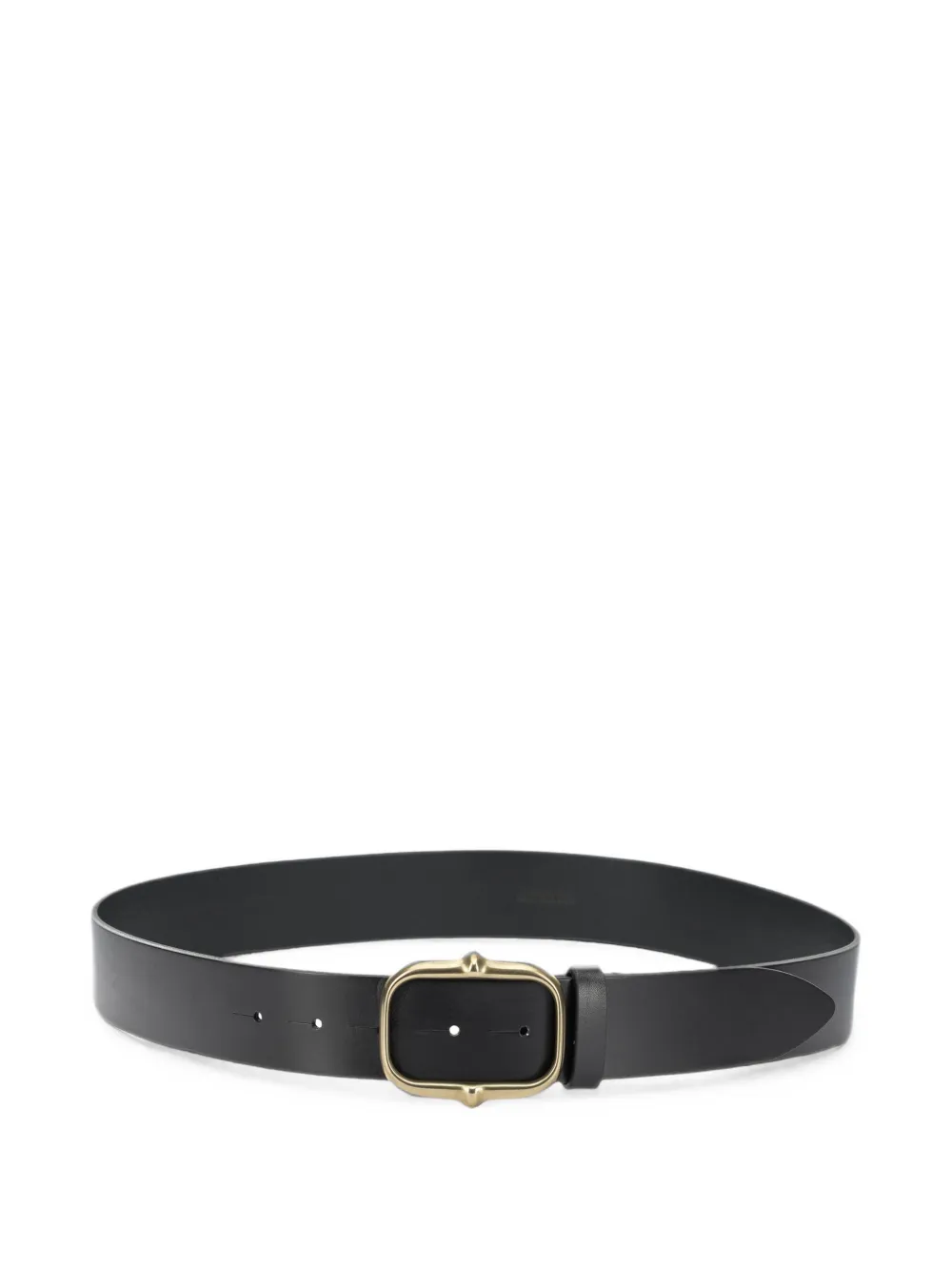 ISABEL MARANT buckle-fastening leather belt Zwart
