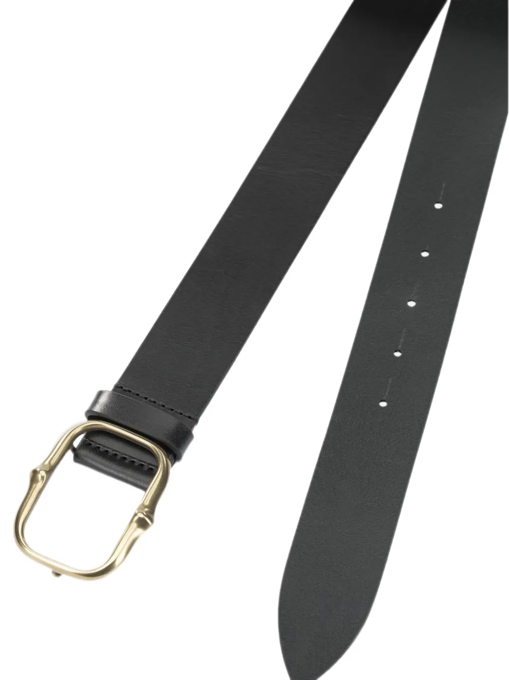 ISABEL MARANT buckle-fastening leather belt Zwart