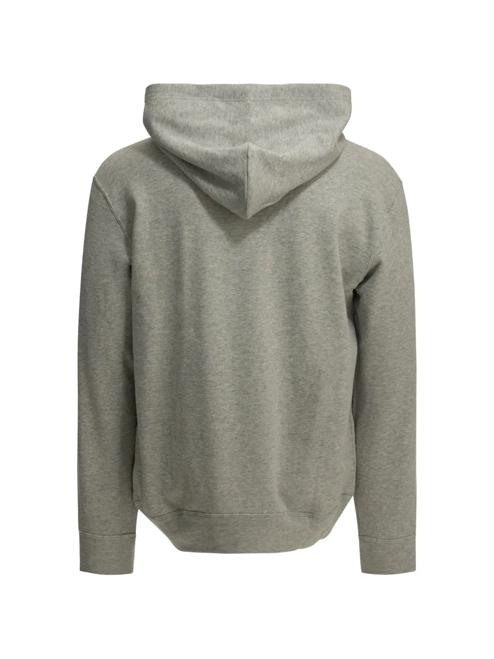 Comme Des Garçons Play Red Emblem heart-patch hoodie Grijs