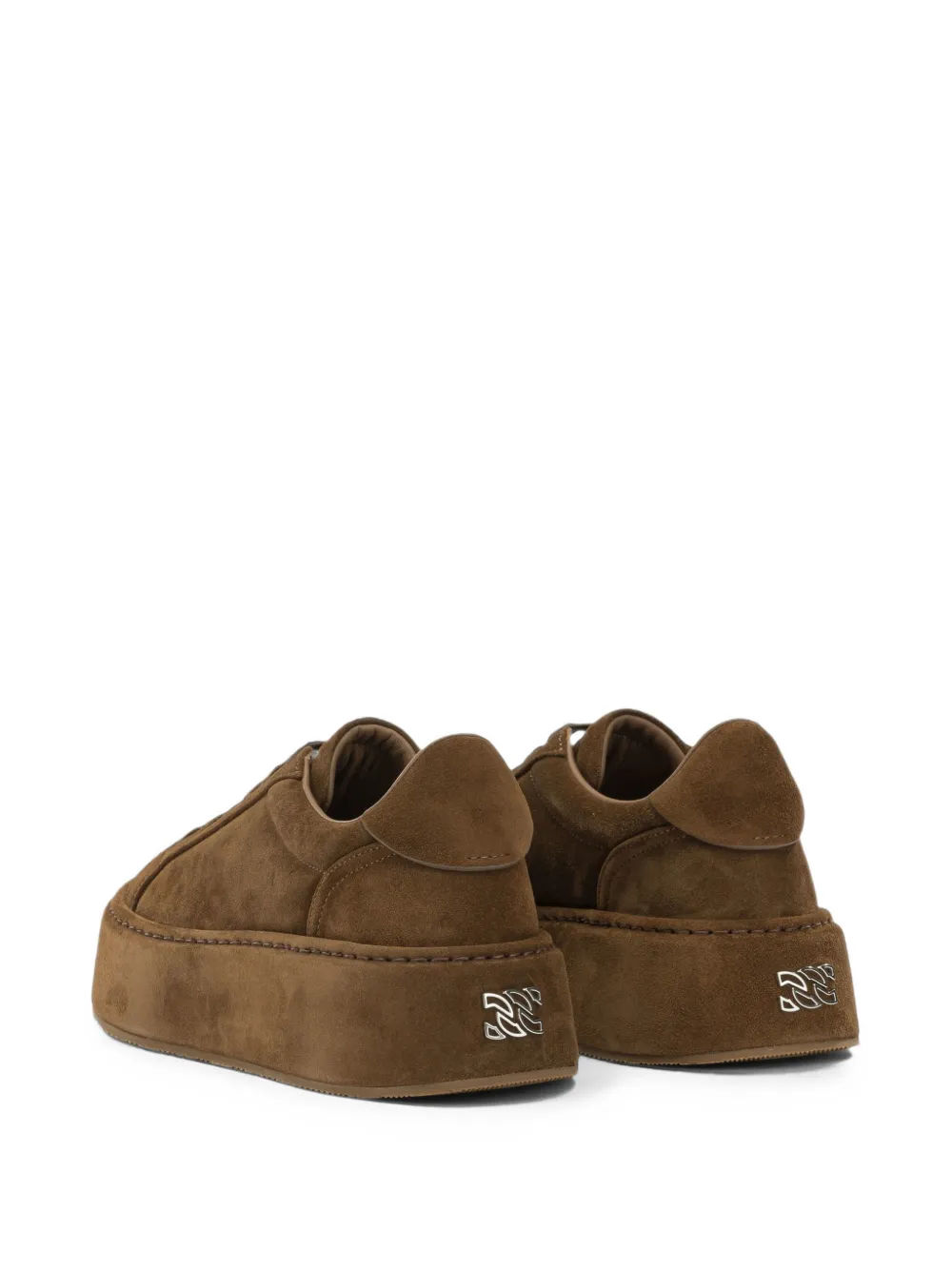Casadei platform suede sneakers Bruin
