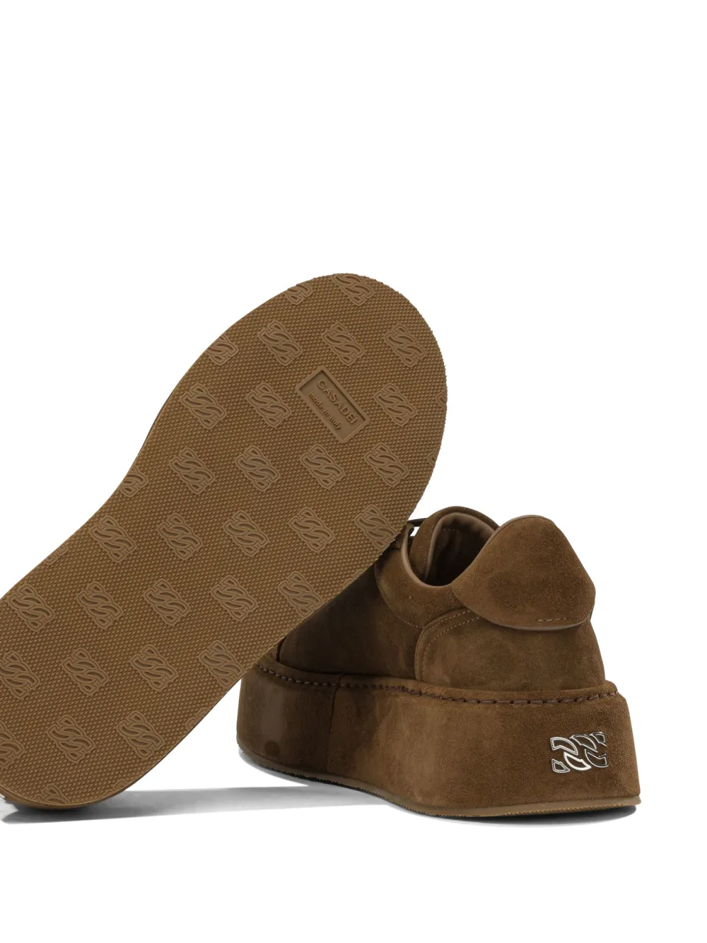 Casadei platform suede sneakers Bruin