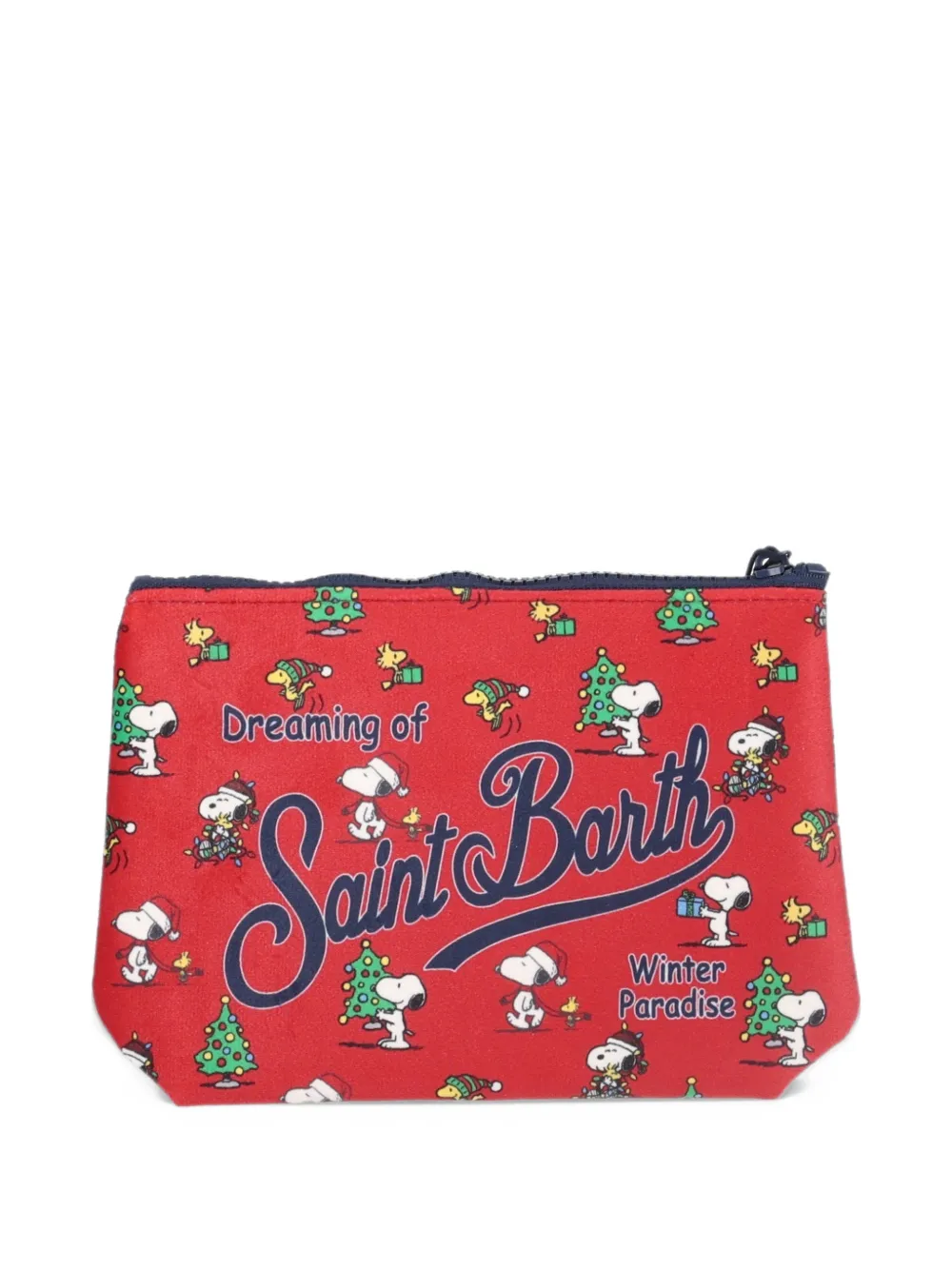 MC2 Saint Barth Kids Aline clutch met Snoopy-print Rood