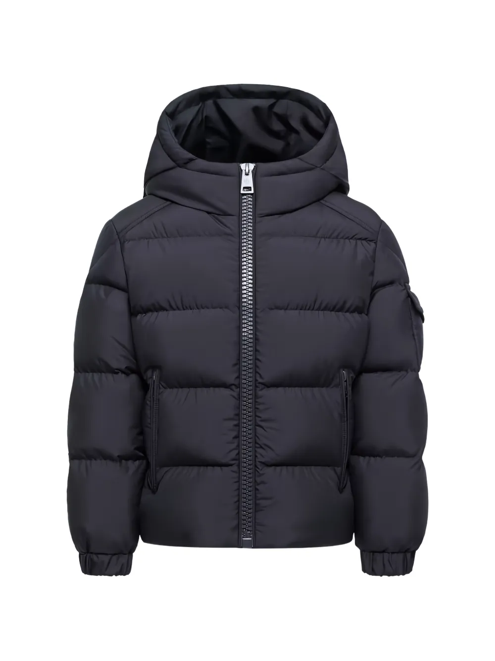 Moncler Enfant Gewatteerde jas Zwart