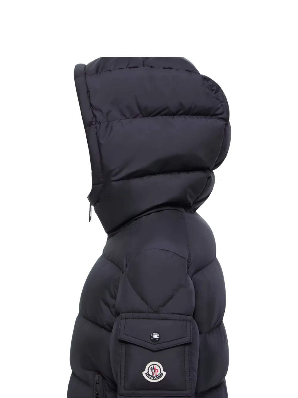 Moncler Enfant Gewatteerde jas Zwart
