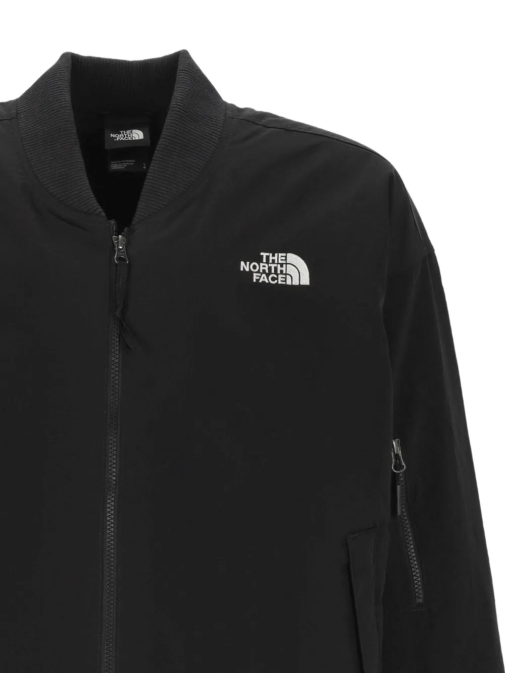 The North Face Bomberjack met geborduurd logo Zwart