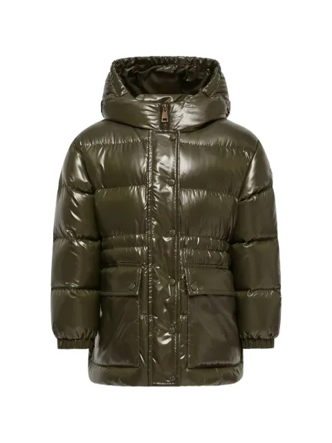 Moncler Enfant Gesteppter Kapuzenmantel