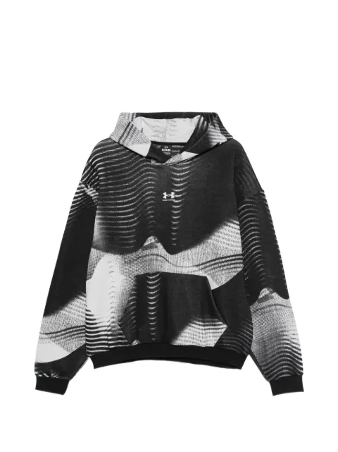 Under Armour abstract-print logo-print hoodie