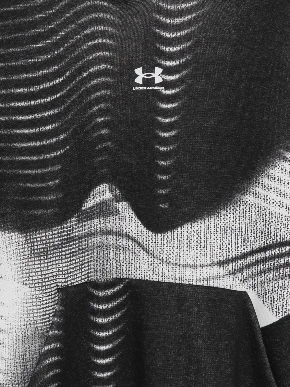 Under Armour Hoodie met abstracte print en logo-print Zwart