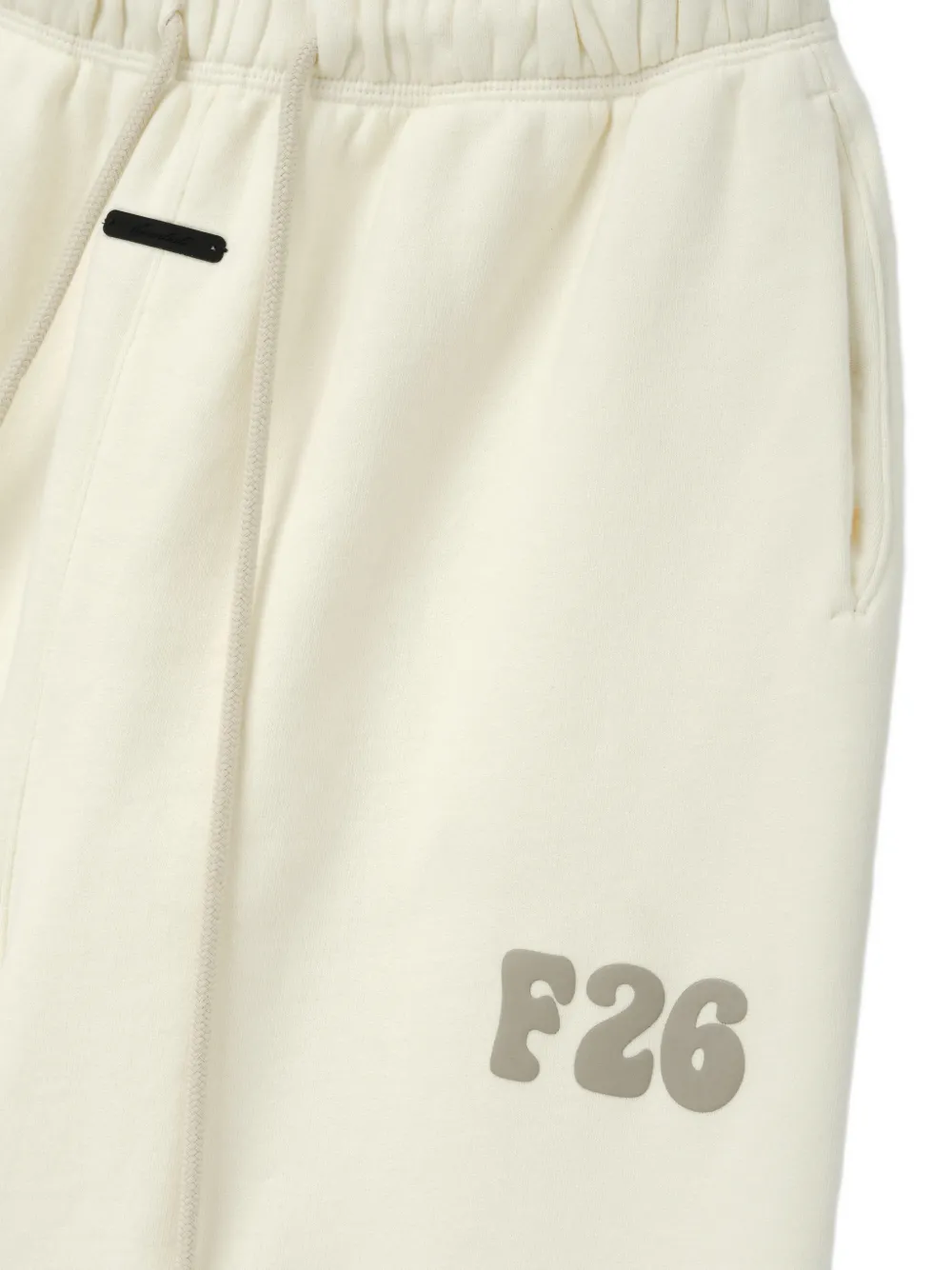 FEAR OF GOD ESSENTIALS Elastische trainingsbroek met trekkoord Beige