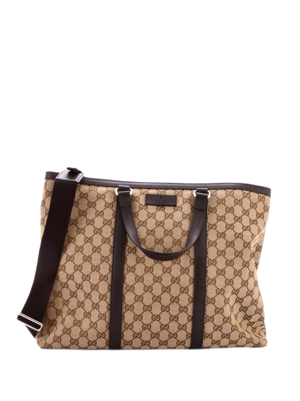Gucci Pre-Owned Borsa tote Joy convertibile grande in tela GG - Marrone