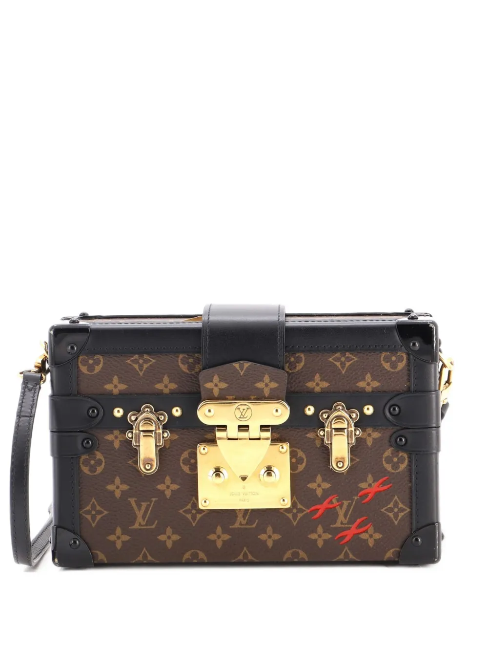 Louis Vuitton Pre-Owned Petite Malle Monogram Canvas-Clutch - Braun