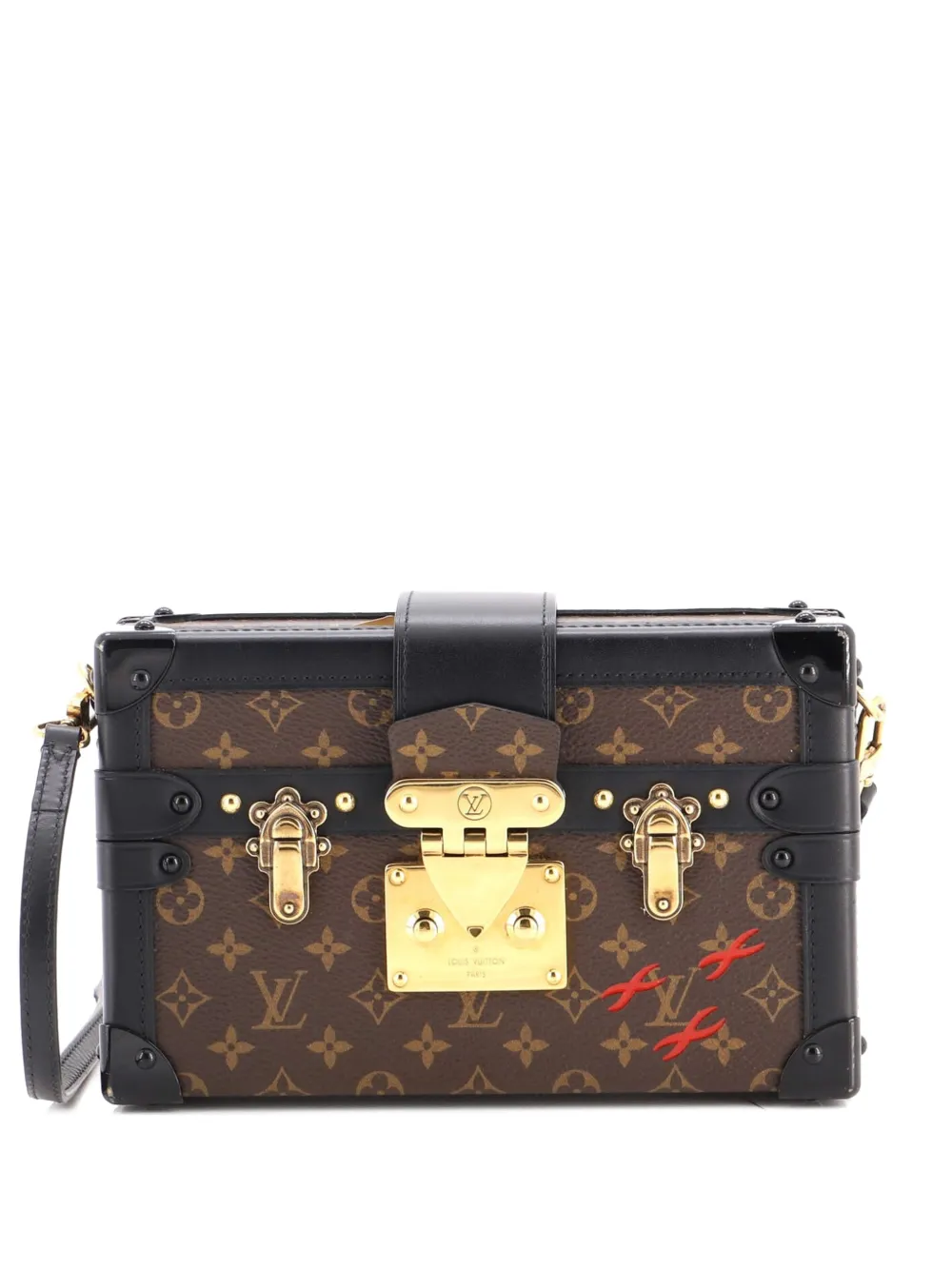 Louis Vuitton Pre-Owned Petite Malle Monogram Canvas-Clutch - Braun