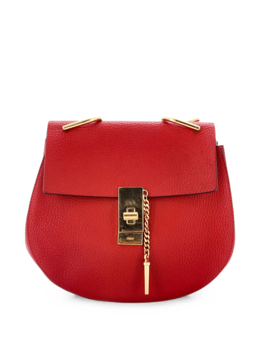 Chloé Pre-Owned Drew Leather Small crossbody bag - Rosso