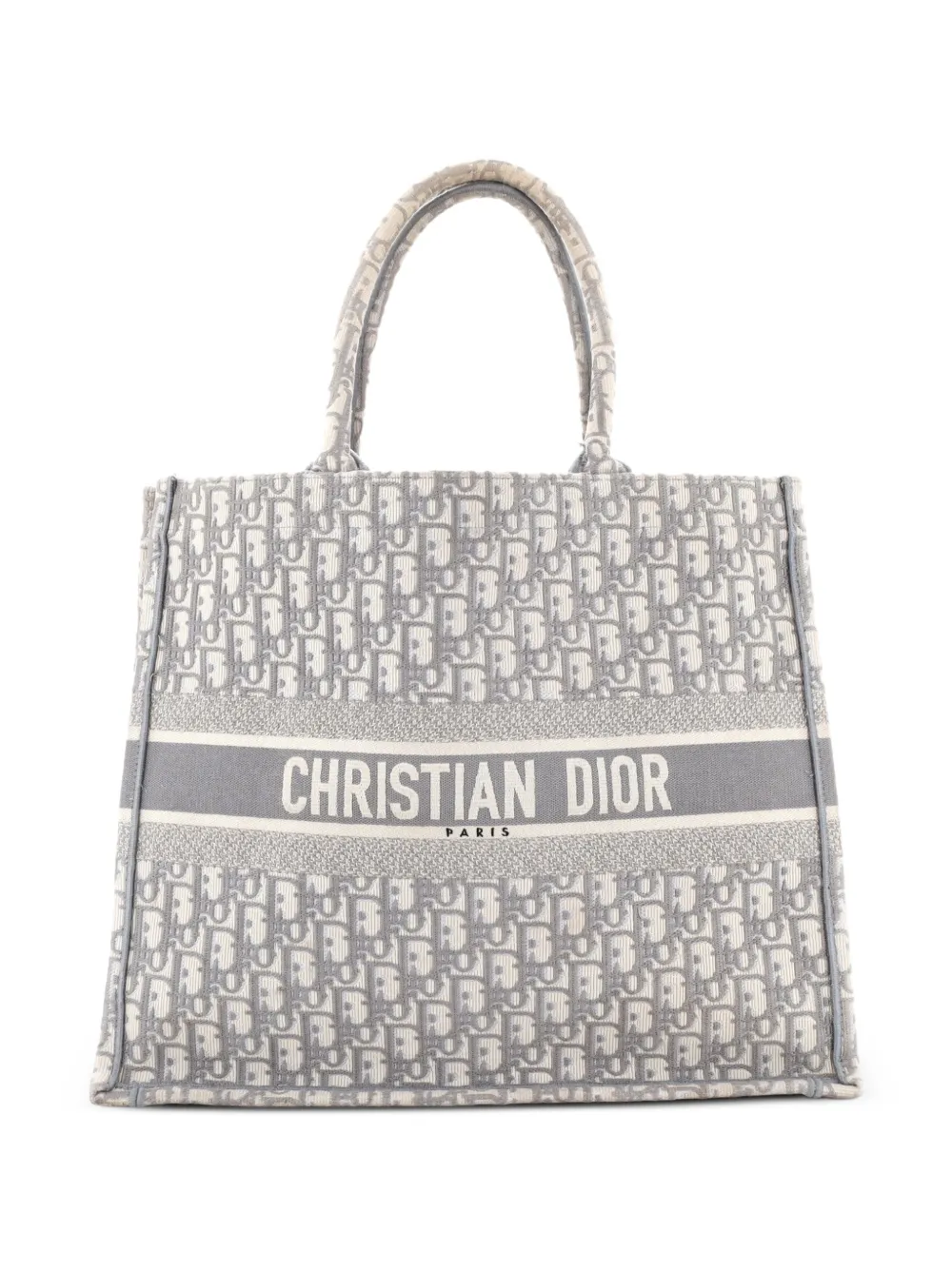 Christian Dior Pre-Owned Book Oblique Canvas Large tote bag - Grau